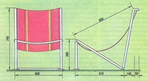 Схемы садовой мебели. 01