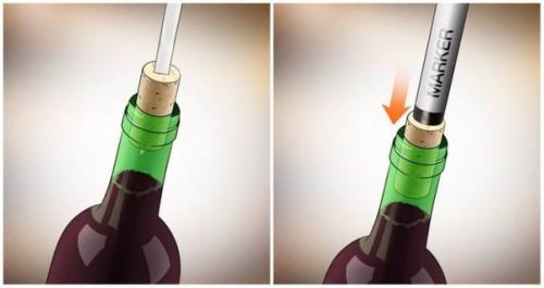 Как открыть бутылку вина без штопора! 02 Как открыть бутылку вина без штопора! 02