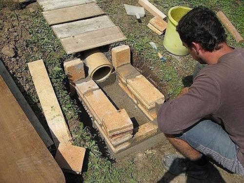 Самодельная коптильня холодного копчения. 04