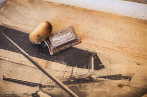 Как перенести фотографию на дерево. 06