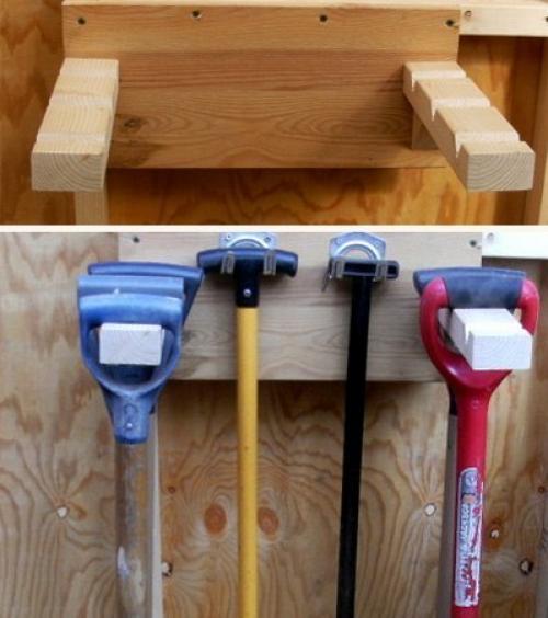 Простые советы, как организовать хранение садового инвентаря и строительных инструментов. 02 Простые советы, как организовать хранение садового инвентаря и строительных инструментов. 02