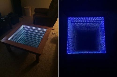 Стол с эффектом иллюзии глубины. 07