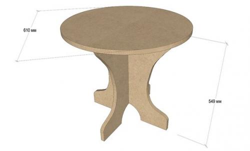 Мебель для дома своими руками: детский стол из дерева. 01