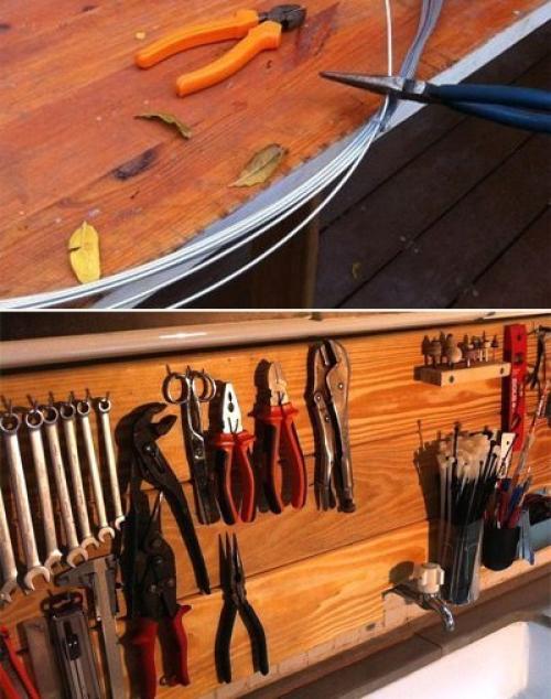 Простые советы, как организовать хранение садового инвентаря и строительных инструментов. 04 Простые советы, как организовать хранение садового инвентаря и строительных инструментов. 04
