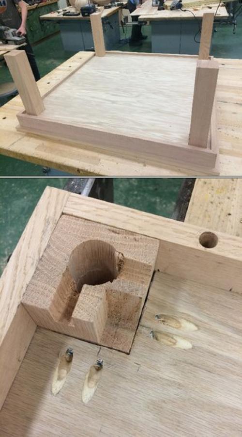 Стол с эффектом иллюзии глубины. 01