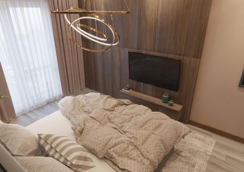 Как вам проект спальни площадью 20 м. кв? 01