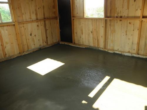 Бетонный пол по грунту. 07