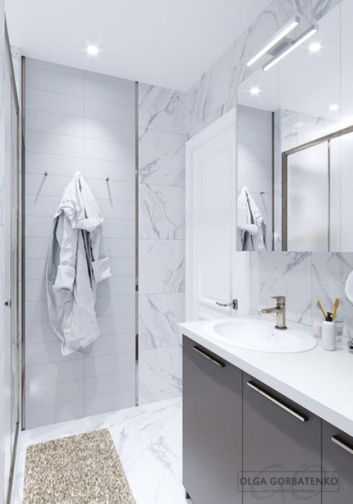 Проект совмещенного санузла 5 м кв. 03