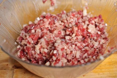 Манты по-домашнему. Ингредиенты: 02