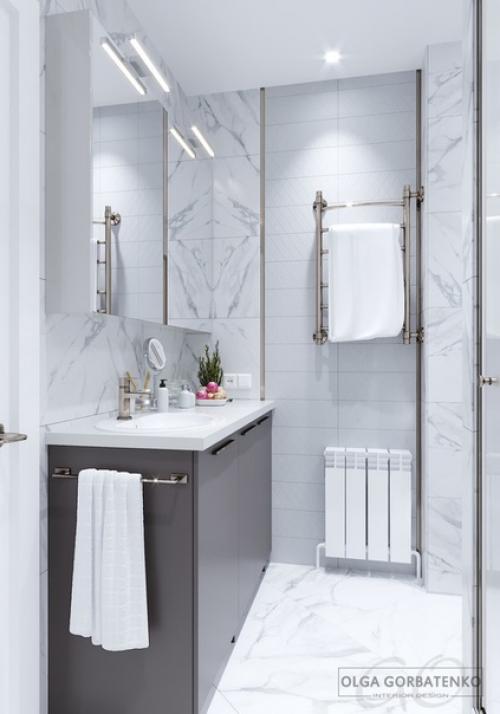 Проект совмещенного санузла 5 м кв. 02