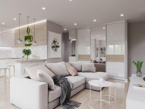 Кухня - гостиная.  Оцените такой светлый и просторный дизайн. 04