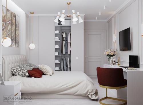 Проект светлой спальни. 04