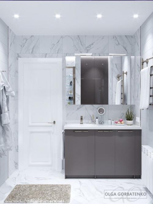 Проект совмещенного санузла 5 м кв. 01