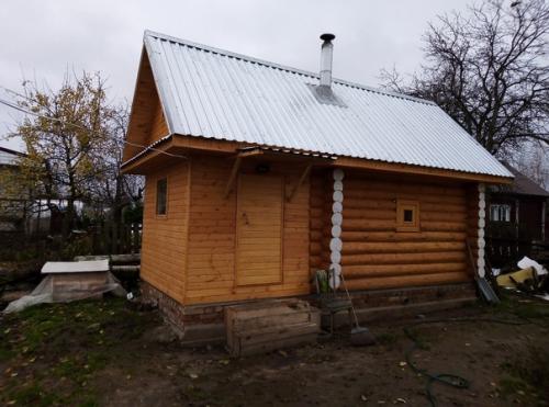 Пошаговое строительство моей баньки. 05