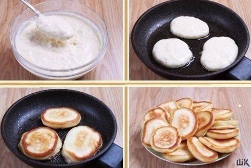 Пышные оладушки. Очень вкусные оладьи, мои самые любимые. 02 Пышные оладушки. Очень вкусные оладьи, мои самые любимые. 02