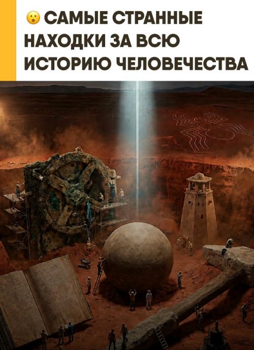 Некоторые археологические открытия наше прошлое слишком странным делают. 

