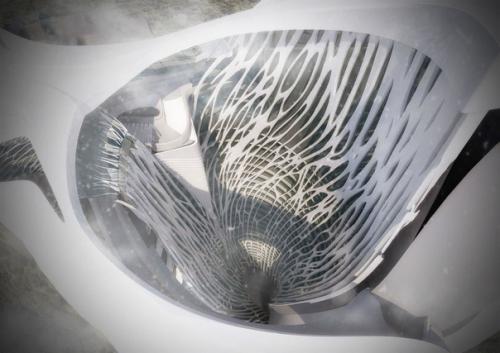 Отель, похожий на космический корабль. 02