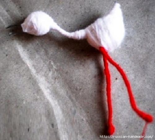 Мы мастерим аисты своими руками. 04