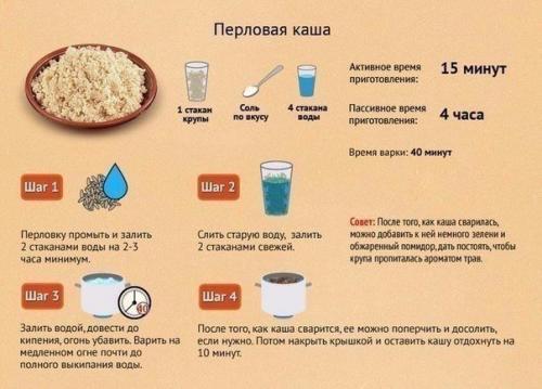 Каши.  Полезные свойства и способ приготовления. 02