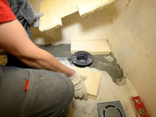Баня. Мы делаем слив в бане. 06 Баня. Мы делаем слив в бане. 06