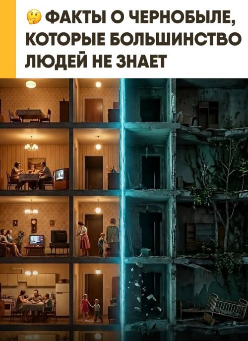 Чернобыльская катастрофа скрывала множество деталей, о которых не пишут в учебниках. 

