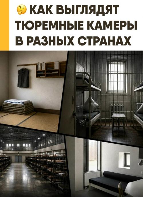 Современные тюрьмы в разных странах мира совершенно по-разному выглядят. 

