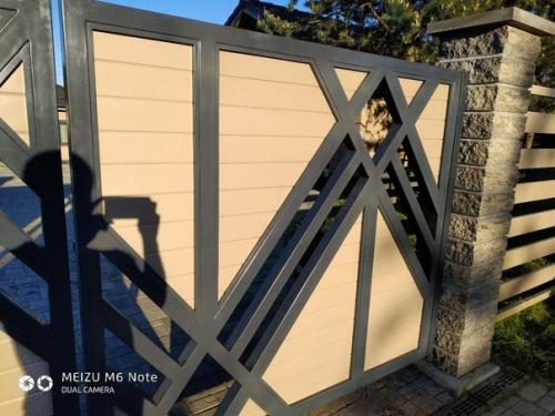 Вот такие у меня получились ворота! 05