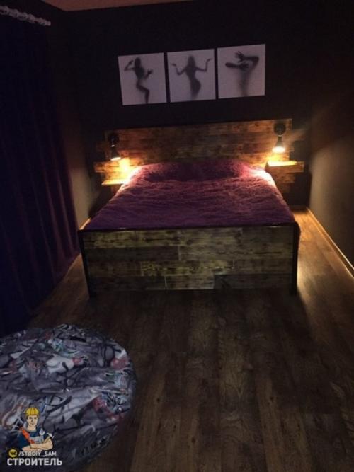 Все выкладывают свои труды, а чем я хуже) смастерил такую вот кровать. 06