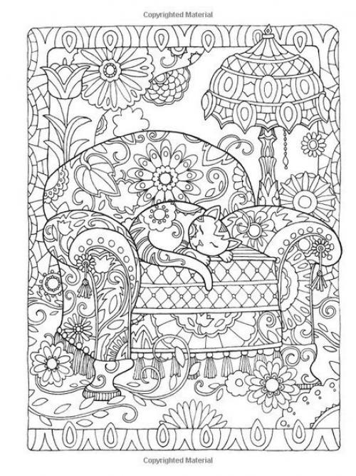 Раскраски антистресс.  Креативные_идеи@m_Lifehack. 01