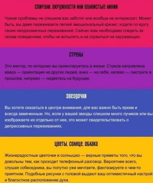 Что означают рисунки, которые мы неосознанно рисуем? 02