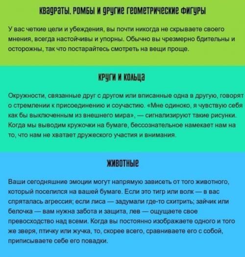 Что означают рисунки, которые мы неосознанно рисуем? 01