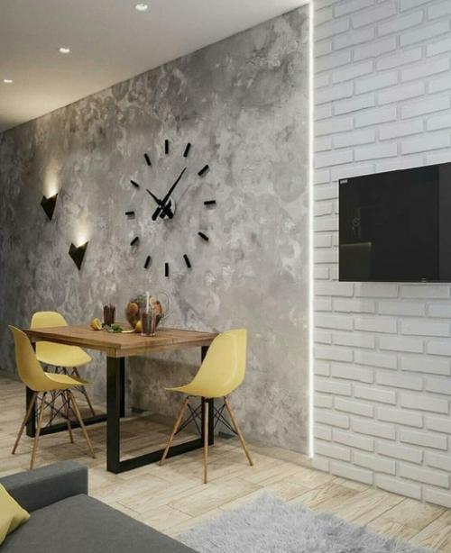 Кухня - гостиная в однокомнатной квартире. 01