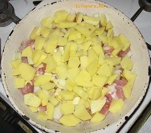 Тушеное мясо под сыром. 01 Тушеное мясо под сыром. 01