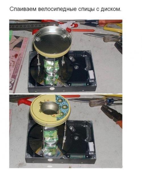 Как из старого жесткого диска сделать аппарат для приготовления сладкой ваты? 02