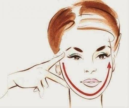 Массаж против морщин. 01