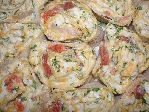 Акуски из лаваша. 01