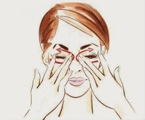 Массаж против морщин. 03