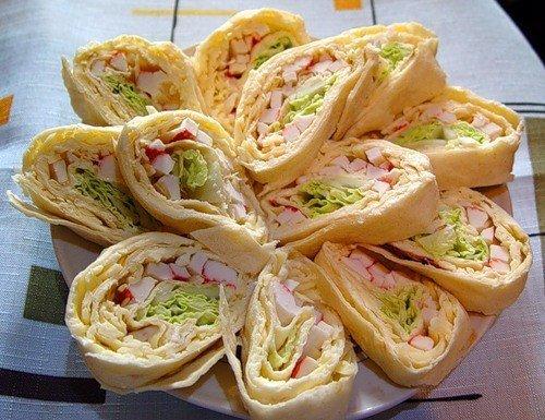 Акуски из лаваша. 04