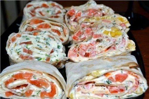 Акуски из лаваша. 03