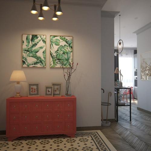 Проект дизайна квартиры 35 кв. 07