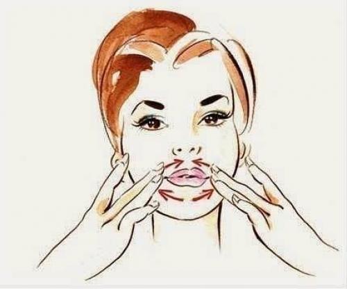 Массаж против морщин. 04