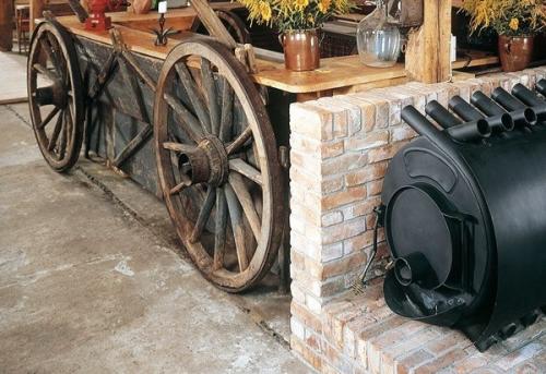 Печь булерьян для отопления бань и дач. 03