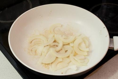 Куриная печень с грибами в сливочном соусе. 02