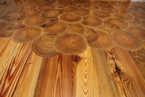 Пол из спилов. 02 Пол из спилов. 02