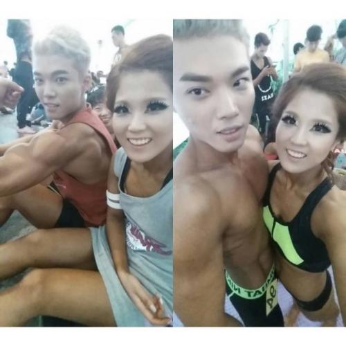 Пара из южной Кореи буквально взорвала Instagram, выложив снимки феноменальной трансформации своих тел. 03