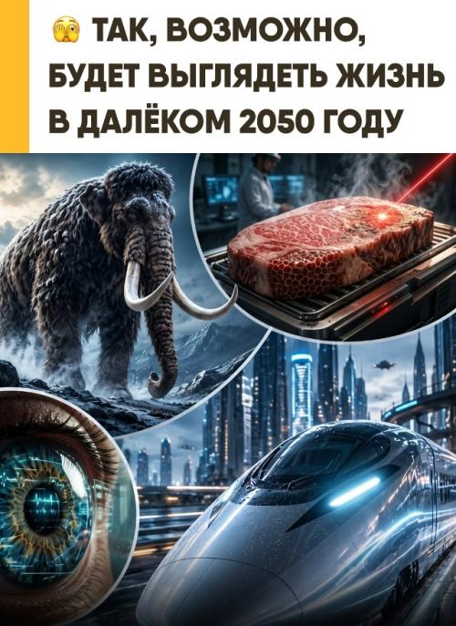 К 2050 году привычная жизнь может превратиться в научную фантастику. 
