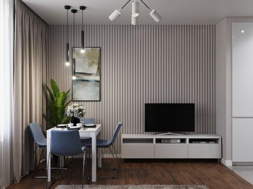 Как вам такая кухня, совмещенная с гостиной? 06