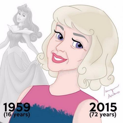Постаревшие принцессы Disney. 06