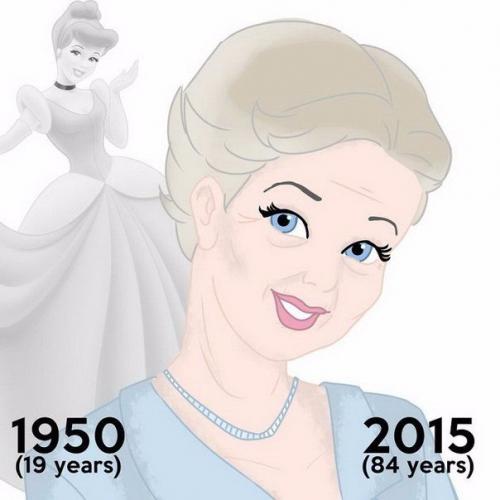 Постаревшие принцессы Disney. 04