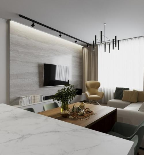 Как вам такое цветовое решение и стиль квартиры? 01